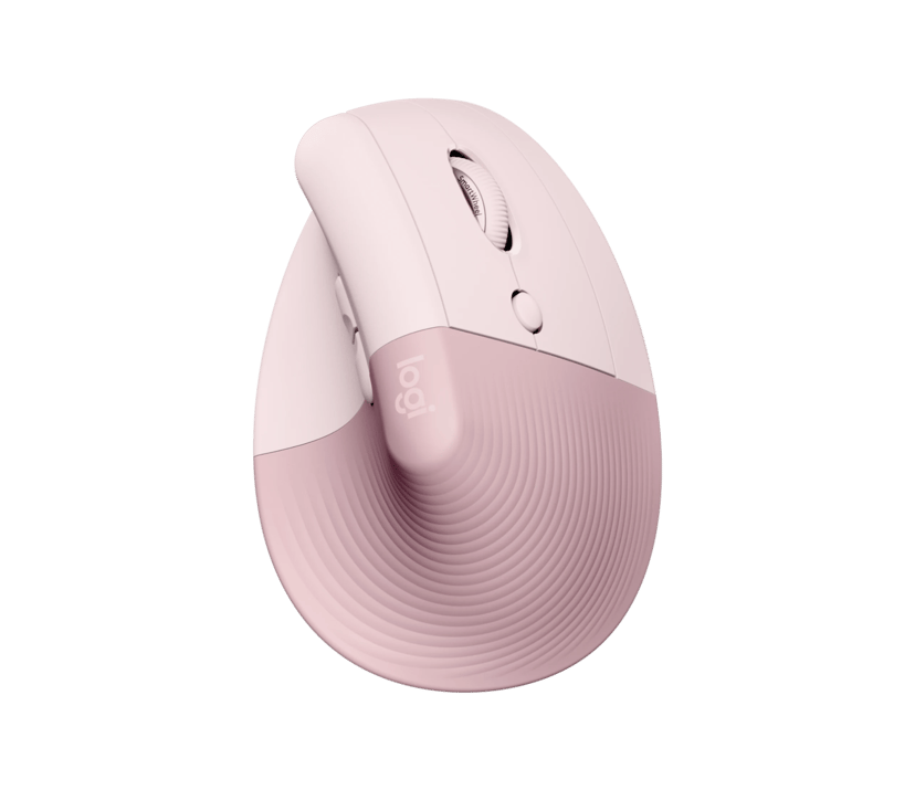 Logitech Lift RF-draadloos + Bluetooth Muis Roze