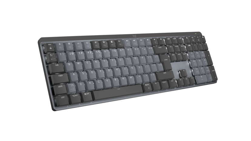 Logitech Master 920-010758 tangentbord Kontor Trådlös RF + Bluetooth QWERTY Amerikanskt internationellt grafit Trådlös Logitech Linear Amerikanskt internationellt