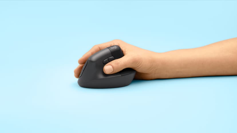 Logitech Lift RF Wireless + Bluetooth Hiiri Grafiitti