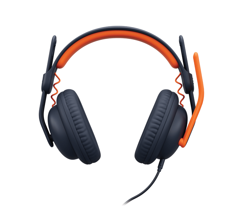 Logitech Zone Learn Over Ear Stereo 3,5mm Blauw, Oranje