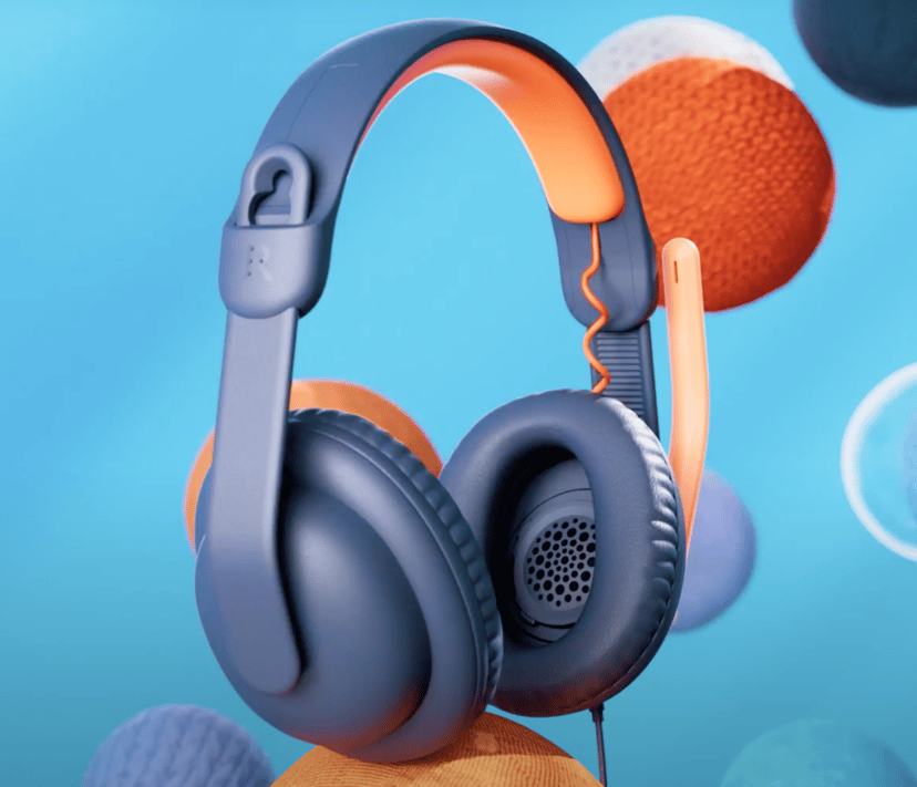 Logitech Zone Learn Over Ear Stereo 3,5mm Blauw, Oranje