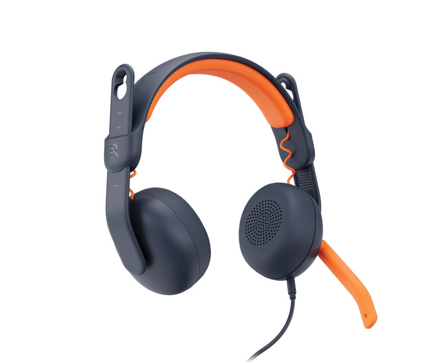 Logitech Zone Learn On Ear Stereo 3,5mm Blauw, Oranje