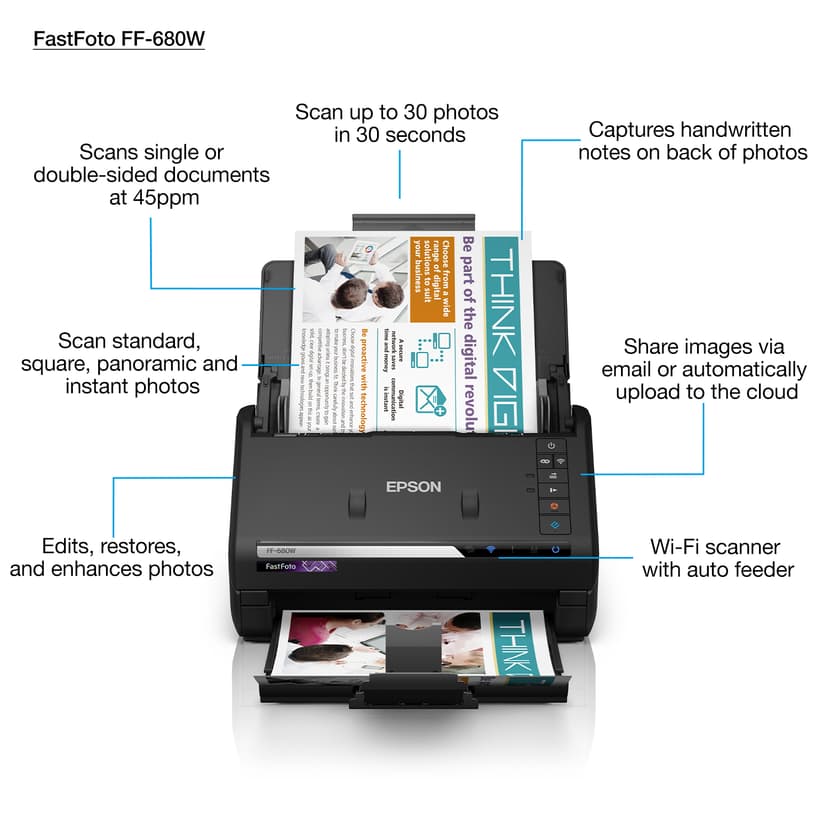 Epson FastFoto FF-680W A4-skanner