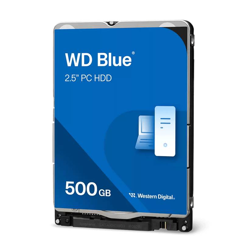WD Blue 500GB 2.5" 5400r/min SATA 6.0 Gbit/s HDD
