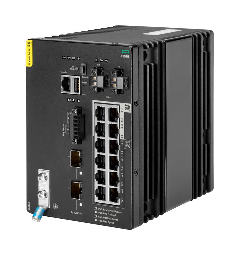 HPE Aruba 4100i 8G 2SFP PoE 360W Switch