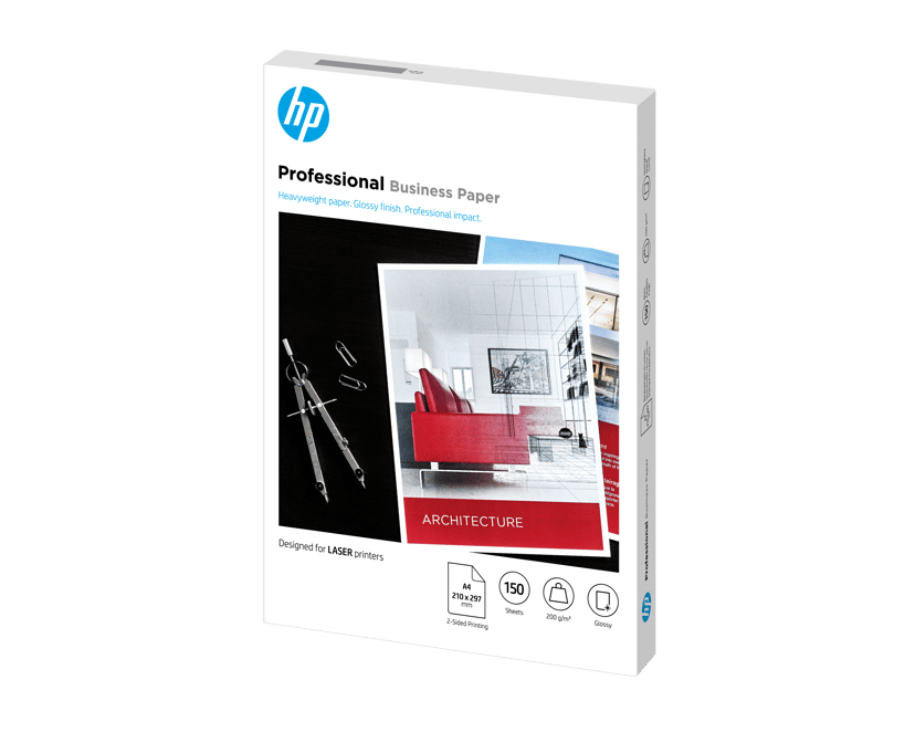 HP Papier Professional Glossy A4 200g Laserjet 150 Ark