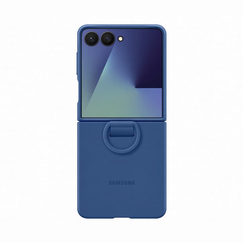 Samsung Silicone Ring Case Samsung Galaxy Z Flip7 Marineblå