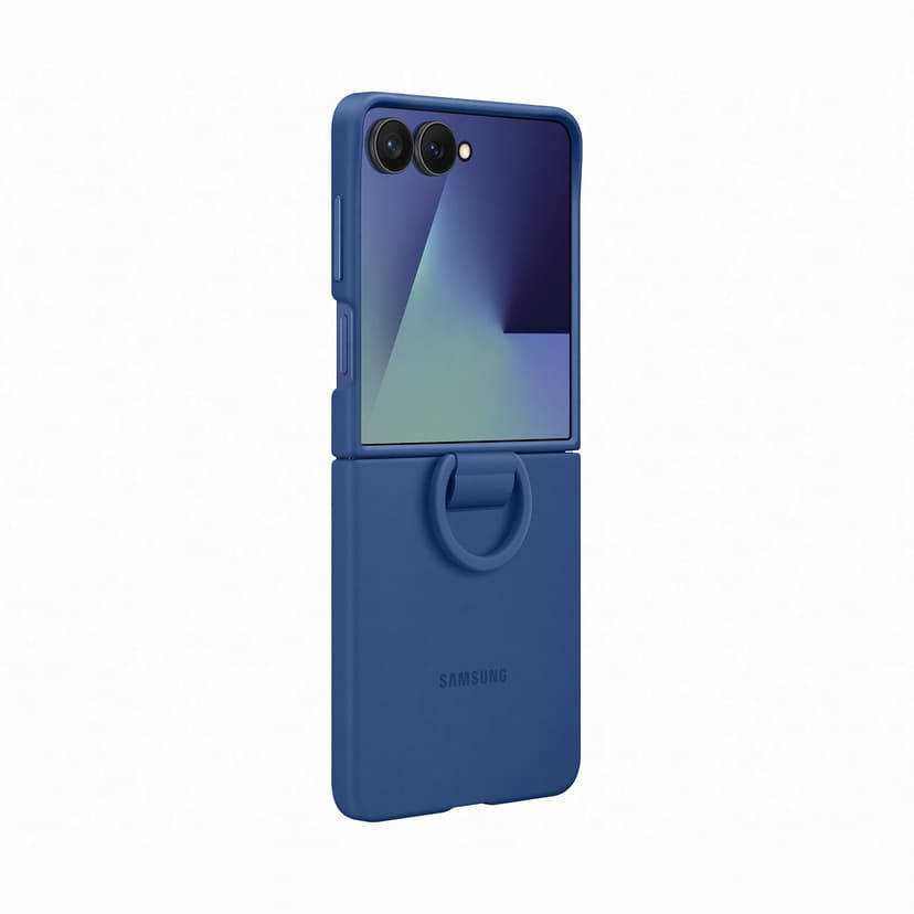 Samsung Silicone Ring Case Samsung Galaxy Z Flip7 Marineblå