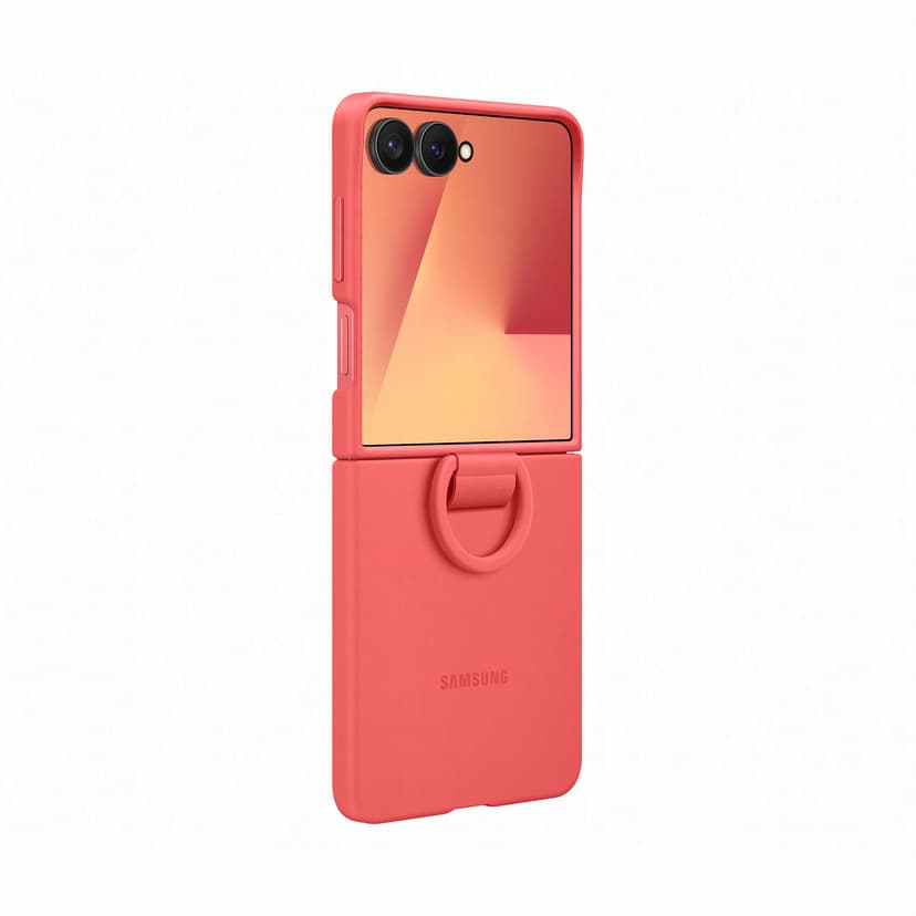 Samsung Silicone Ring Case Samsung Galaxy Z Flip7 Röd