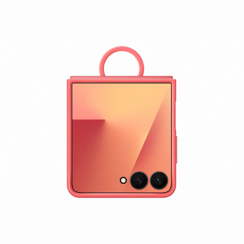 Samsung Silicone Ring Case Samsung Galaxy Z Flip7 Punainen