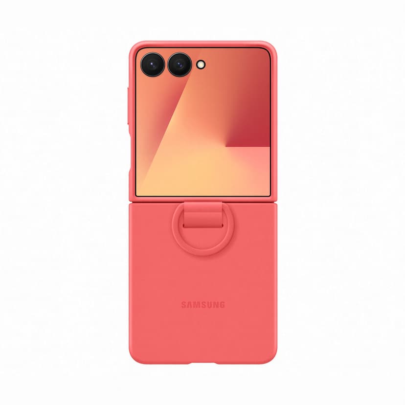 Samsung Silicone Ring Case Samsung Galaxy Z Flip7 Rød