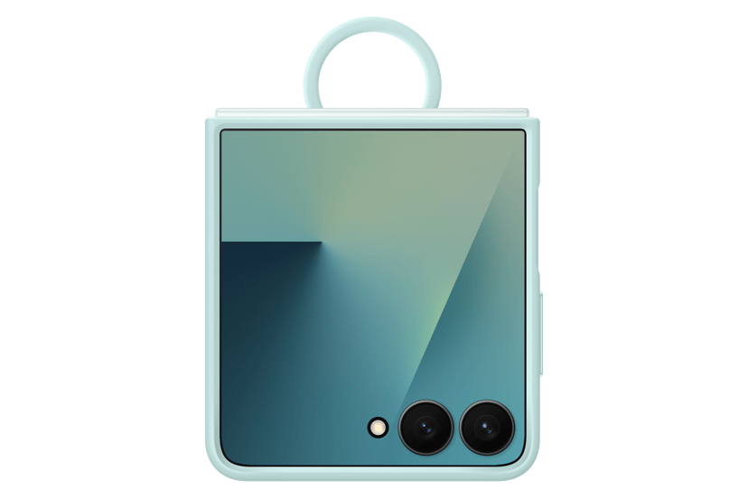 Samsung Silicone Ring Case Samsung Galaxy Z Flip7 Mintunvärinen