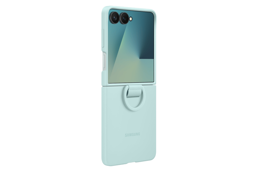 Samsung Silicone Ring Case Samsung Galaxy Z Flip7 Mintfärgad