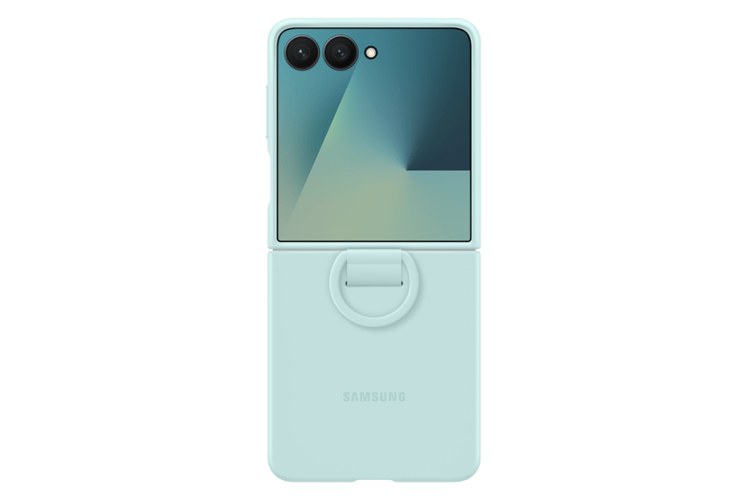 Samsung Silicone Ring Case Samsung Galaxy Z Flip7 Mintfärgad