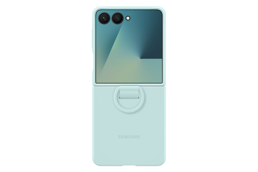 Samsung Silicone Ring Case Samsung Galaxy Z Flip7 Mintunvärinen