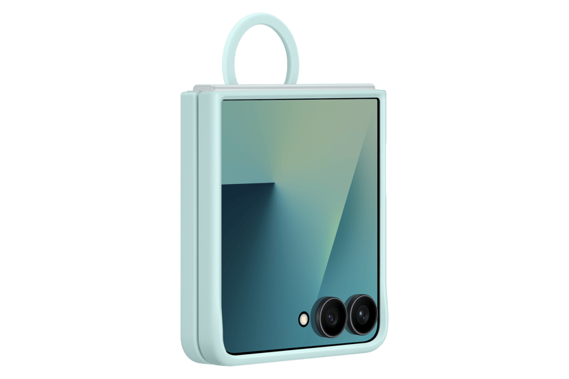 Samsung Silicone Ring Case Samsung Galaxy Z Flip7 Mintunvärinen