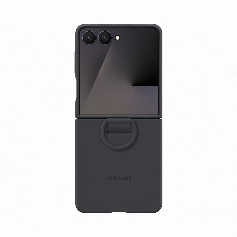 Samsung Silicone Ring Case Samsung Galaxy Z Flip7 Svart