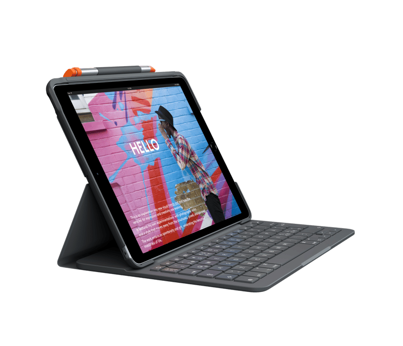Logitech Slim Folio - (Löytötuote luokka 2) Pohjoismainen Grafiitti