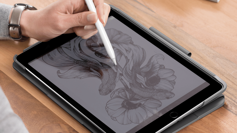 Logitech Slim Folio - (Kuppvare klasse 2) Nordisk Grafitt