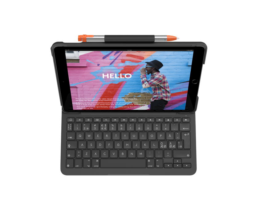Logitech Slim Folio - (Fyndvara klass 2) Nordisk Grafit