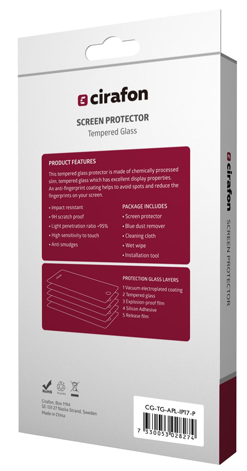 Cirafon Recycled Ultra-Wide (Double Tempered) näytönsuoja iPhone 17