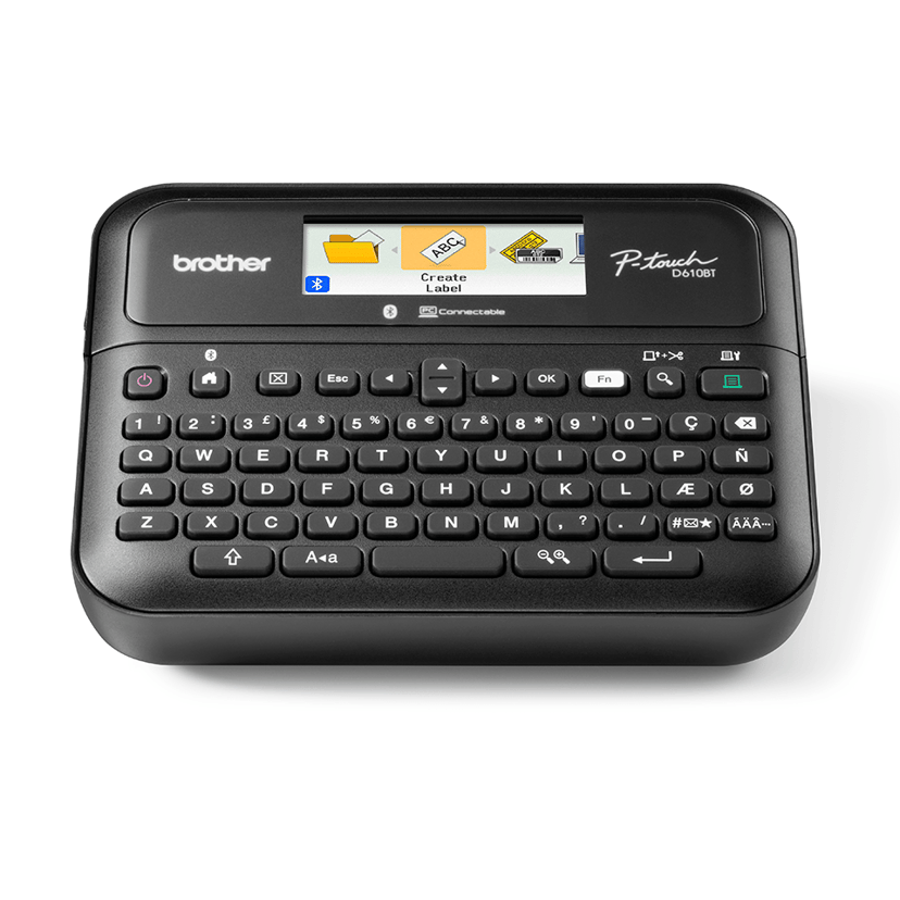 Brother PT-D610BTVP etikettitulostin Lämpösiirto 180 x 360 DPI 30 mm/s Langallinen & langaton TZe Bluetooth