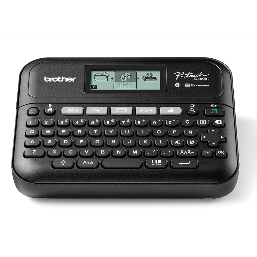Brother PT-D460BTVP etikettskrivare Termal transfer 180 x 180 DPI 30 mm/sek Kabel & Trådlös TZe Bluetooth QWERTY