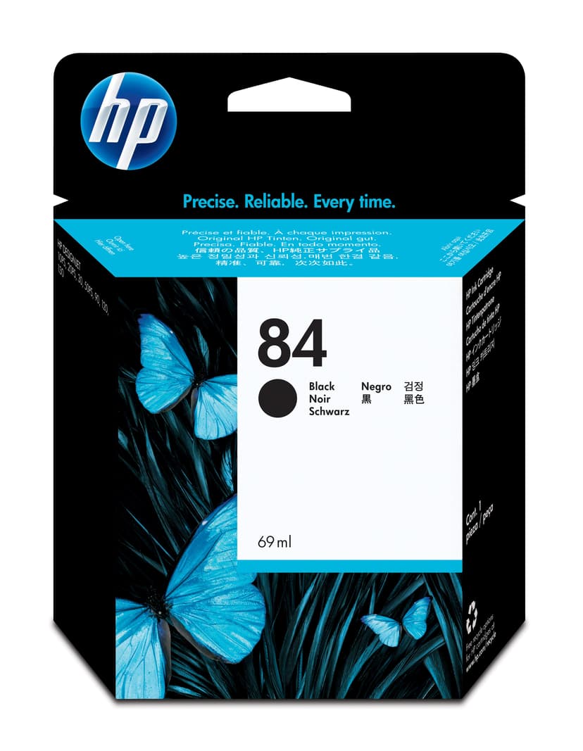 HP Muste Musta No.84 - DNJ 10PS/20PS/50PS/130