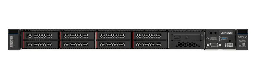 Lenovo ThinkSystem SR630 V3 server Rack (1U) Intel® Xeon® Silver 4510 2,4 GHz 32 GB DDR5-SDRAM 1100 W