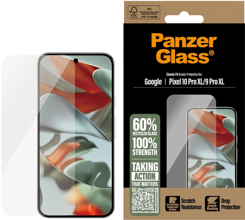 Panzerglass Classic Fit Google Pixel 10 Pro XL, Google Pixel 9 Pro XL