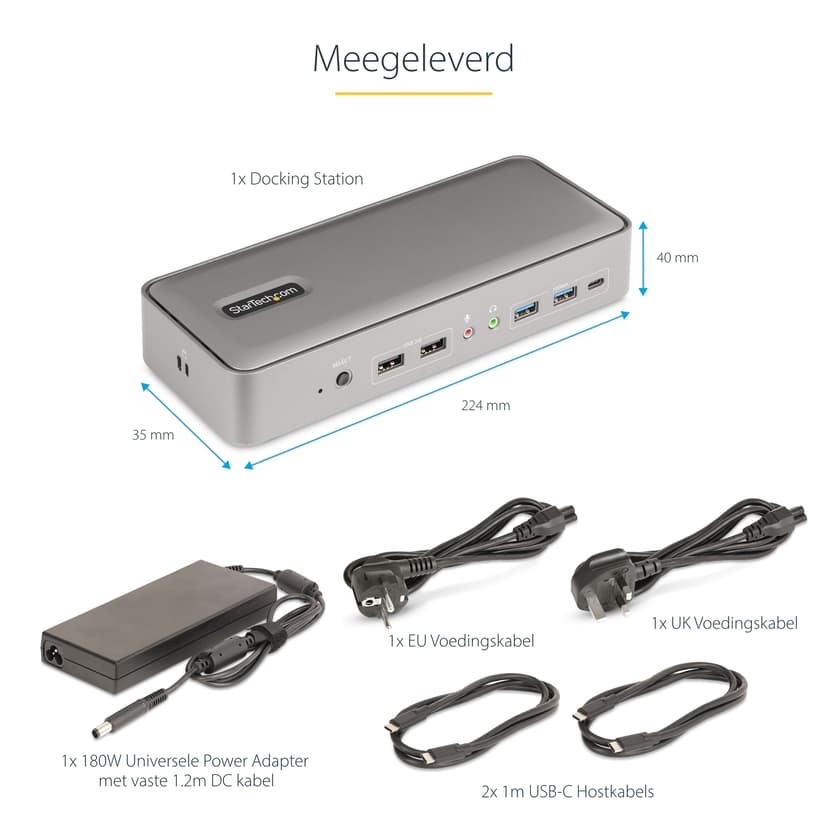 Startech USB-C 2-post Kvm Docking Station