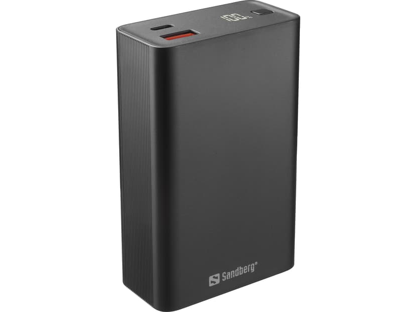 Sandberg Travel Powerbank 20000 PD65W 20000mAh Svart