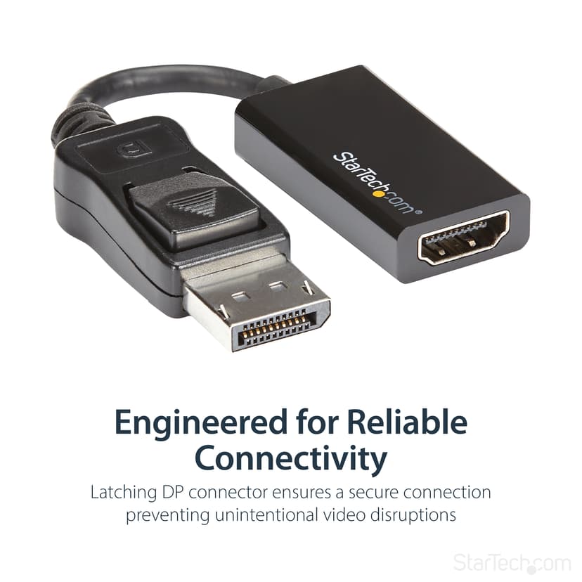 Startech Displayport To HDMI Adapter 0.215m DisplayPort HDMI Sort