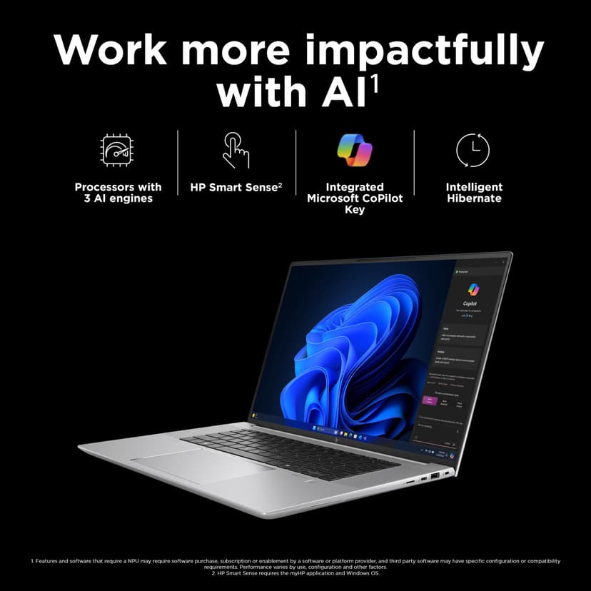 HP ZBook Studio 16 G11 Intel Core Ultra 9 64GB 1000GB RTX 4070 16"