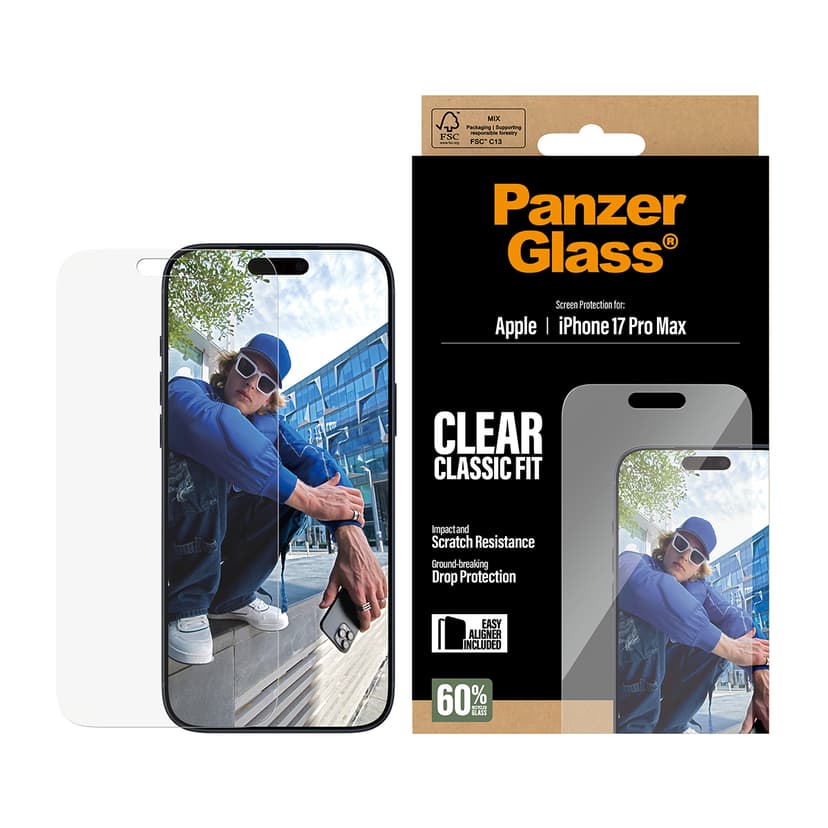 Panzerglass Classic Fit iPhone 17 Pro Max