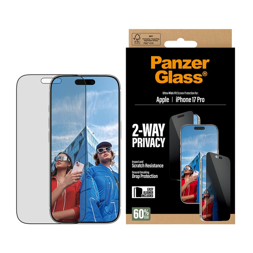 Panzerglass Ultra-Wide Fit Privacy iPhone 17 Pro