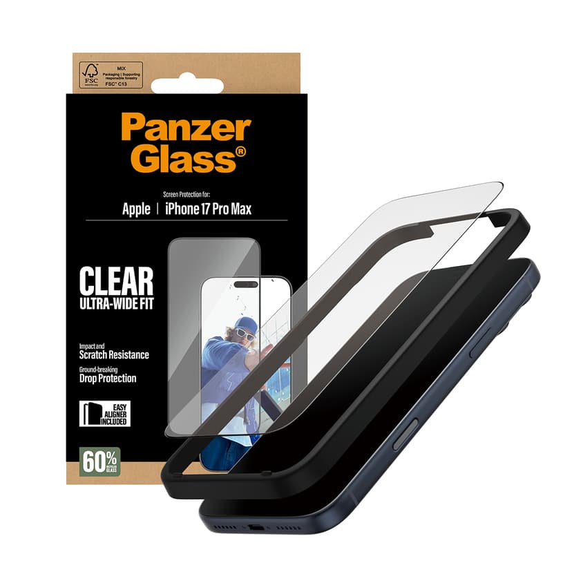 Panzerglass Ultra-Wide Fit iPhone 17 Pro Max