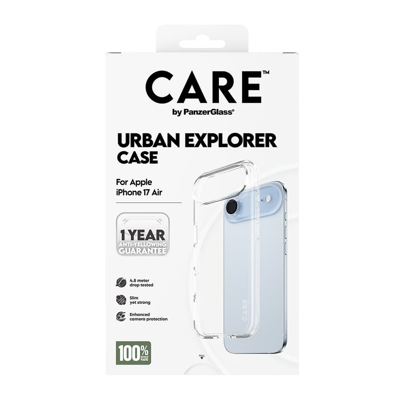 Panzerglass Care Urban Combat Case iPhone Air Gjennomsiktig