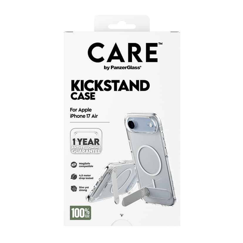 Panzerglass Care Feature Case Kickstand/Magsafe iPhone Air Gjennomsiktig
