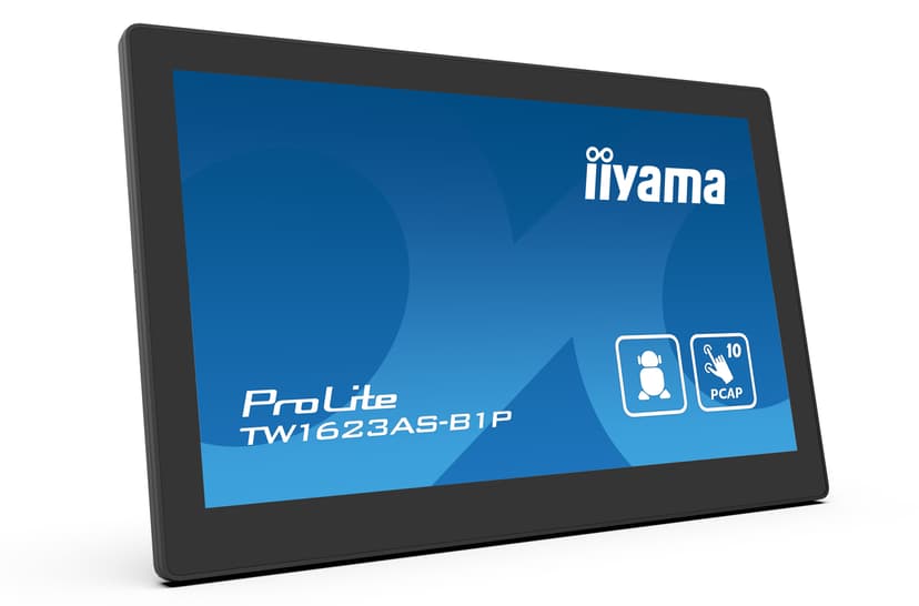 iiyama ProLite TW1623AS-B1P 15.6" FHD IPS Touch Android 13 Zwart 15.6" 15.6" IPS 1920 × 1080pixels 450cd/m² 1920 × 1080pixels IPS 16:9