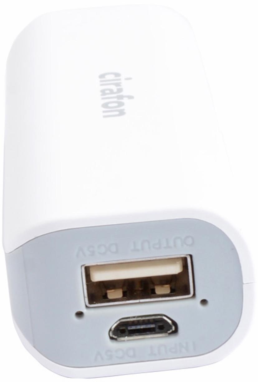 Cirafon Powerbank 2600mAh Wit
