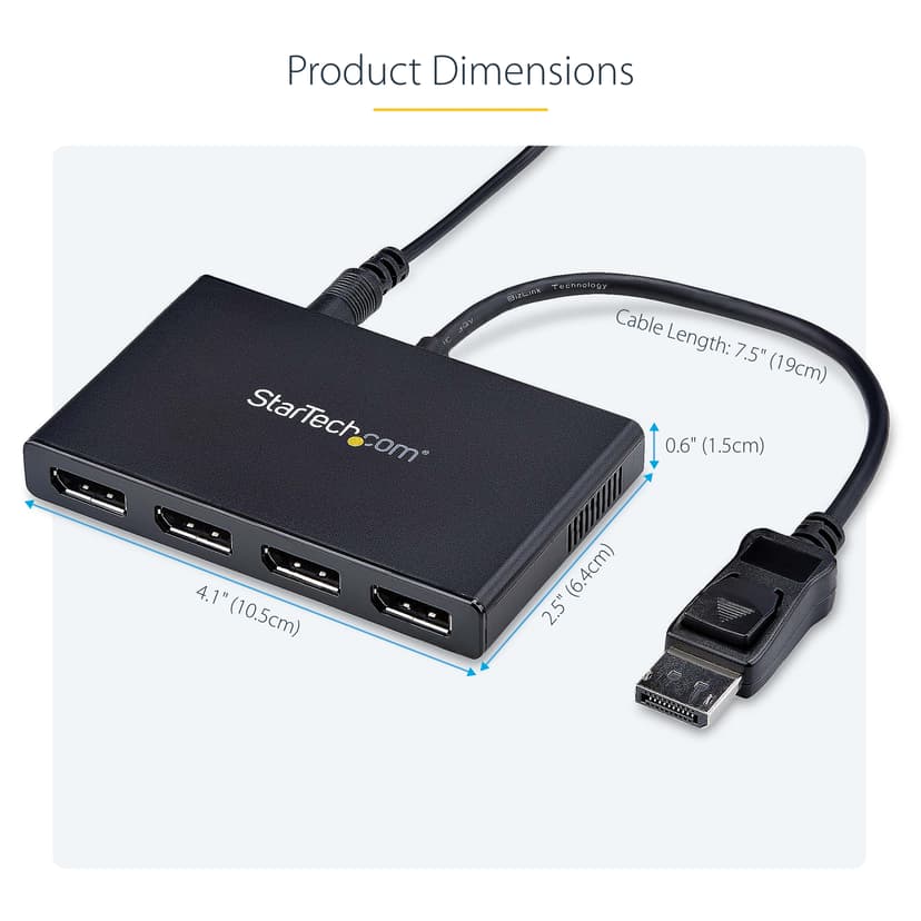 Startech DisplayPort to DP Multi Monitor Splitter