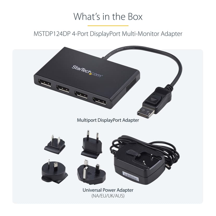 Startech DisplayPort to DP Multi Monitor Splitter