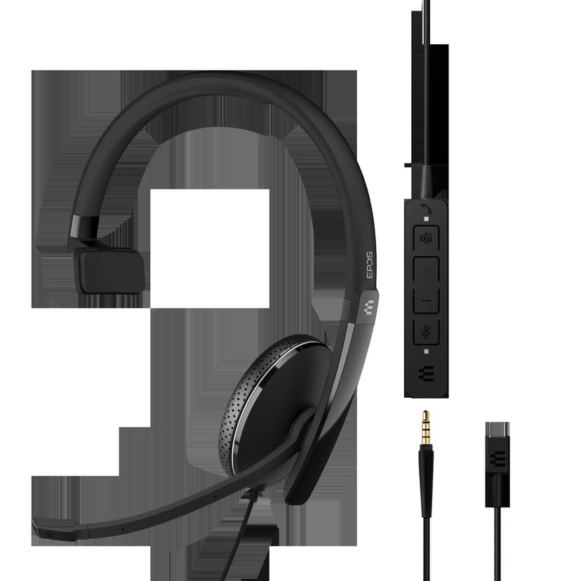 EPOS ADAPT 135T II Mono USB-C Microsoft Teams Musta