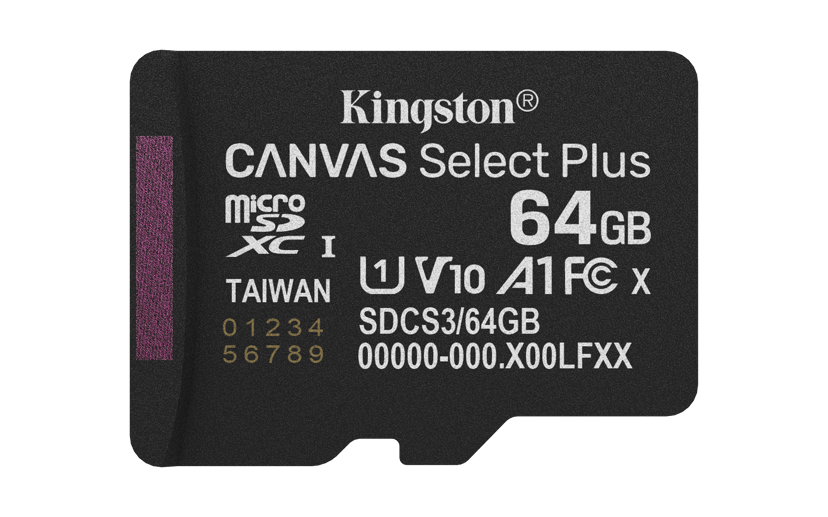 Kingston Canvas Select Plus G3 64GB MicroSDXC UHS-I