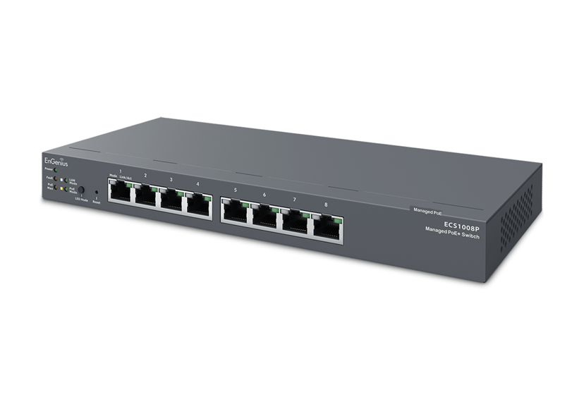 Engenius ECS1008P 8-Port PoE 55W Switch