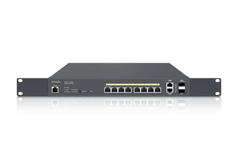 Engenius ECS1112FP verkkokytkin Hallittu L2+ Gigabit Ethernet (10/100/1000) Power over Ethernet -tuki musta