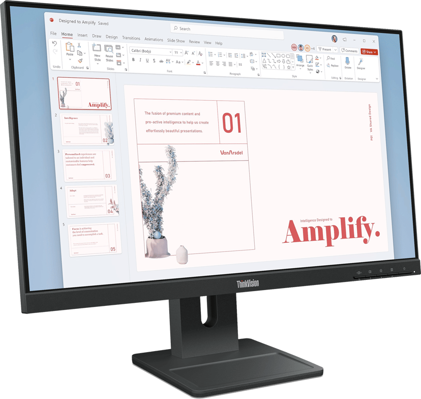 Lenovo ThinkVision E24-40 23.8" 1920 × 1080pixels IPS 16:9 100Hz