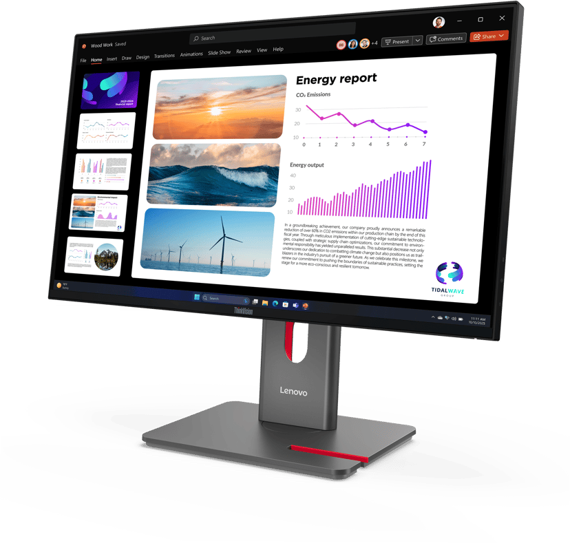 Lenovo ThinkVision P24Q-40 23.8" 2560 × 1440pixels IPS 16:9 120Hz