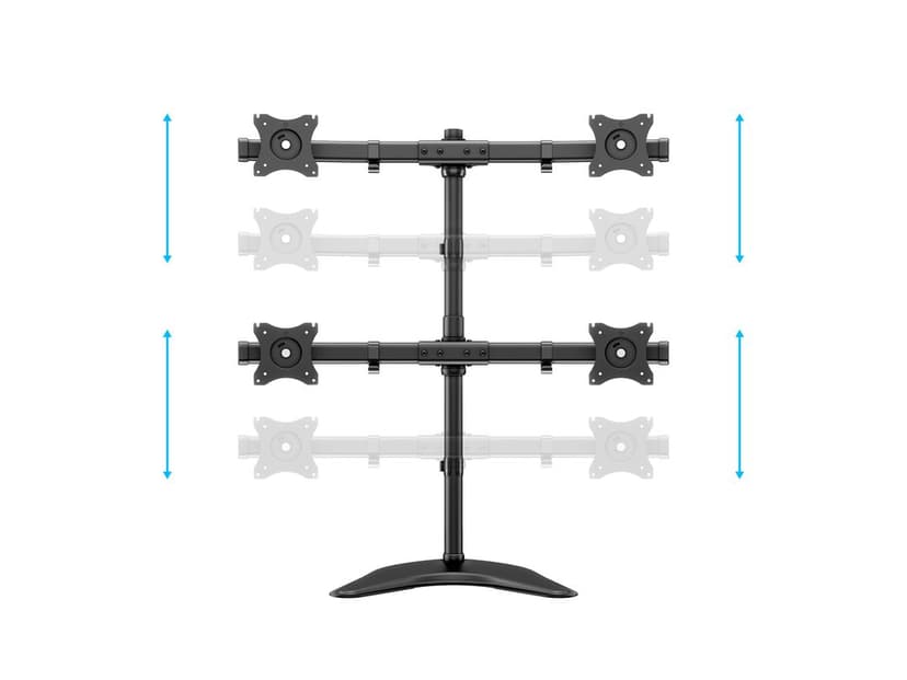 Multibrackets M Deskstand Basic Quad